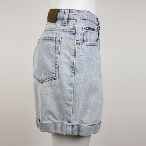 Vintage Calvin Klein Jeans High Waist Denim Shorts - Picture 4 of 7